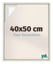 Lyon MDF Schattenfugenrahmen 40x50cm White Wash Vorne Messe | Yourdecoration.de