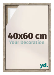 Lyon MDF Schattenfugenrahmen 40x60cm Sonoma Eiche Vorne Messe | Yourdecoration.de