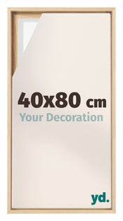 Lyon MDF Schattenfugenrahmen 40x80cm Buche Vorne Messe | Yourdecoration.de