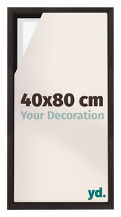 Lyon MDF Schattenfugenrahmen 40x80cm Eiche Dunkel Vorne Messe | Yourdecoration.de