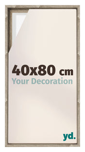Lyon MDF Schattenfugenrahmen 40x80cm Sonoma Eiche Vorne Messe | Yourdecoration.de