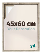 Lyon MDF Schattenfugenrahmen 45x60cm Sonoma Eiche Vorne Messe | Yourdecoration.de