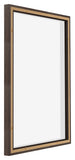 Lyon MDF Schattenfugenrahmen 5 7 Eiche Dunkel Ruckseite Schrag | Yourdecoration.de