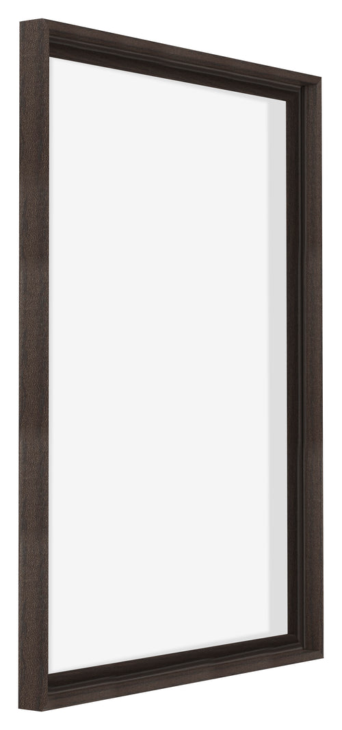 Lyon MDF Schattenfugenrahmen 5 7 Eiche Dunkel Vorne Schrag | Yourdecoration.de