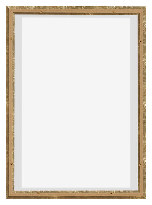 Lyon MDF Schattenfugenrahmen 5 7 Gold Antik Ruckseite | Yourdecoration.de