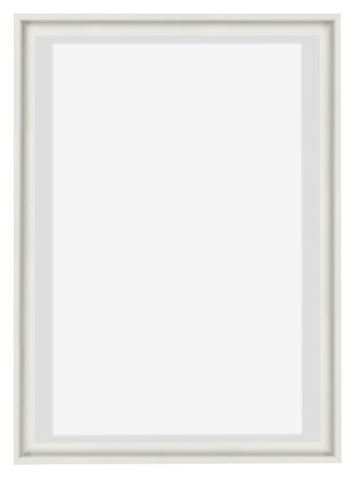 Lyon MDF Schattenfugenrahmen 5 7 Weiss Matt Vorne | Yourdecoration.de