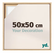 Lyon MDF Schattenfugenrahmen 50x50cm Buche Vorne Messe | Yourdecoration.de