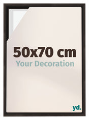 Lyon MDF Schattenfugenrahmen 50x70cm Eiche Dunkel Vorne Messe | Yourdecoration.de