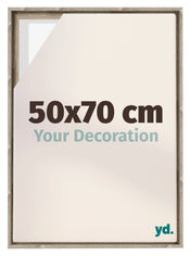 Lyon MDF Schattenfugenrahmen 50x70cm Sonoma Eiche Vorne Messe | Yourdecoration.de