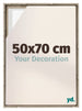 Lyon MDF Schattenfugenrahmen 50x70cm Sonoma Eiche Vorne Messe | Yourdecoration.de
