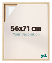 Lyon MDF Schattenfugenrahmen 56x71cm Buche Vorne Messe | Yourdecoration.de