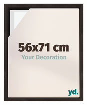 Lyon MDF Schattenfugenrahmen 56x71cm Eiche Dunkel Vorne Messe | Yourdecoration.de