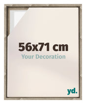 Lyon MDF Schattenfugenrahmen 56x71cm Sonoma Eiche Vorne Messe | Yourdecoration.de