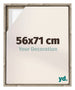 Lyon MDF Schattenfugenrahmen 56x71cm Sonoma Eiche Vorne Messe | Yourdecoration.de