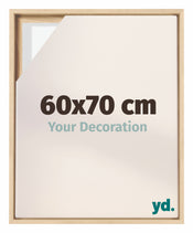 Lyon MDF Schattenfugenrahmen 60x70cm Buche Vorne Messe | Yourdecoration.de