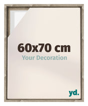 Lyon MDF Schattenfugenrahmen 60x70cm Sonoma Eiche Vorne Messe | Yourdecoration.de