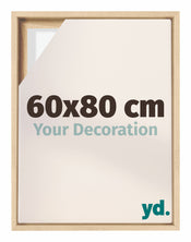Lyon MDF Schattenfugenrahmen 60x80cm Buche Vorne Messe | Yourdecoration.de