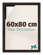 Lyon MDF Schattenfugenrahmen 60x80cm Eiche Dunkel Vorne Messe | Yourdecoration.de