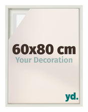 Lyon MDF Schattenfugenrahmen 60x80cm Weiss Matt Vorne Messe | Yourdecoration.de
