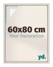 Lyon MDF Schattenfugenrahmen 60x80cm White Wash Vorne Messe | Yourdecoration.de