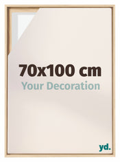 Lyon MDF Schattenfugenrahmen 70x100cm Buche Vorne Messe | Yourdecoration.de