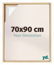 Lyon MDF Schattenfugenrahmen 70x90cm Buche Vorne Messe | Yourdecoration.de