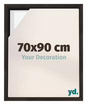Lyon MDF Schattenfugenrahmen 70x90cm Eiche Dunkel Vorne Messe | Yourdecoration.de