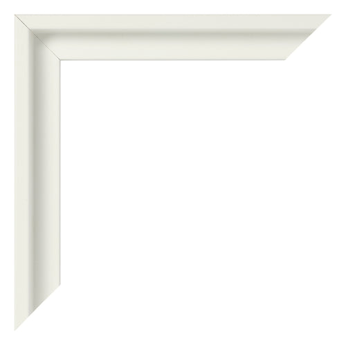 Lyon MDF Schattenfugenrahmen Weiss Matt Ecke | Yourdecoration.de