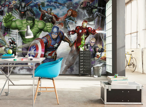 Marvel Avengers Assemble Innere Fototapete DX8 173 | Yourdecoration.de