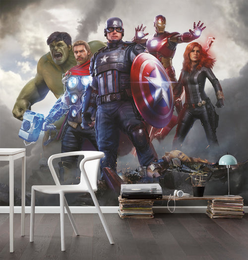 Marvel Avengers Working Together Innere 98sqi5 Fototapete DX6 208 | Yourdecoration.de