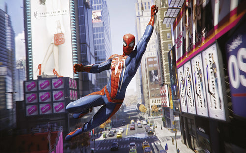 Marvel Spider Man City Swing Fototapete DX8 239 | Yourdecoration.de