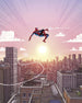 Marvel Spider Man Swinging through the Air Fototapete DX4 209 | Yourdecoration.de