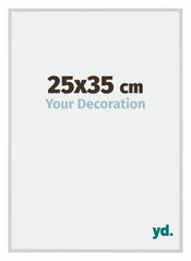 Miami Aluminium Bilderrahmen 25x35cm Silber Matt Vorne Messe | Yourdecoration.de