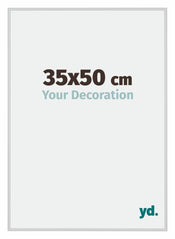 Miami Aluminium Bilderrahmen 35x50cm Silber Matt Vorne Messe | Yourdecoration.de