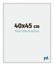 Miami Aluminium Bilderrahmen 40x45cm Silber Matt Vorne Messe | Yourdecoration.de