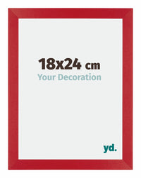 Mura MDF Bilderrahmen 18x24cm Rot Vorne Messe | Yourdecoration.de