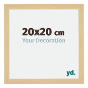 Mura MDF Bilderrahmen 20x20cm Ahorn Dekor Vorne Messe | Yourdecoration.de