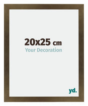 Mura MDF Bilderrahmen 20x25cm Bronze Dekor Vorne Messe | Yourdecoration.de