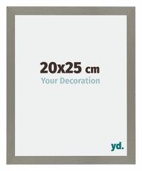 Mura MDF Bilderrahmen 20x25cm Grau Vorne Messe | Yourdecoration.de