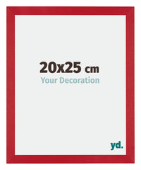 Mura MDF Bilderrahmen 20x25cm Rot Vorne Messe | Yourdecoration.de