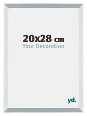 Mura MDF Bilderrahmen 20x28cm Aluminium Geburstet Vorne Messe | Yourdecoration.de