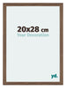 Mura MDF Bilderrahmen 20x28cm Nussbaum Dunkel Vorne Messe | Yourdecoration.de