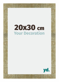 Mura MDF Bilderrahmen 20x30cm Gold Antik Vorne Messe | Yourdecoration.de