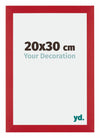 Mura MDF Bilderrahmen 20x30cm Rot Vorne Messe | Yourdecoration.de