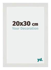 Mura MDF Bilderrahmen 20x30cm Weiss Matt Vorne Messe | Yourdecoration.de