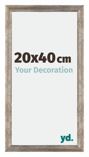 Mura MDF Bilderrahmen 20x40cm Metall Vintage Vorne Messe | Yourdecoration.de