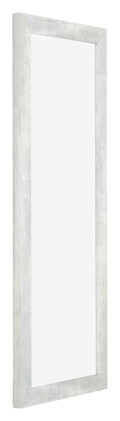 Mura MDF Bilderrahmen 20x60 Silberglanz Vintage Vorne Schrag | Yourdecoration.de
