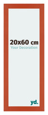 Mura MDF Bilderrahmen 20x60cm Orange Vorne Messe | Yourdecoration.de