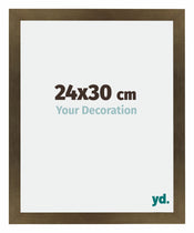 Mura MDF Bilderrahmen 24x30cm Bronze Dekor Vorne Messe | Yourdecoration.de