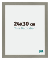 Mura MDF Bilderrahmen 24x30cm Grau Vorne Messe | Yourdecoration.de